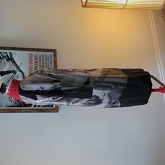 Silk Shift Dress with Collar Details - Picture 3 of 9